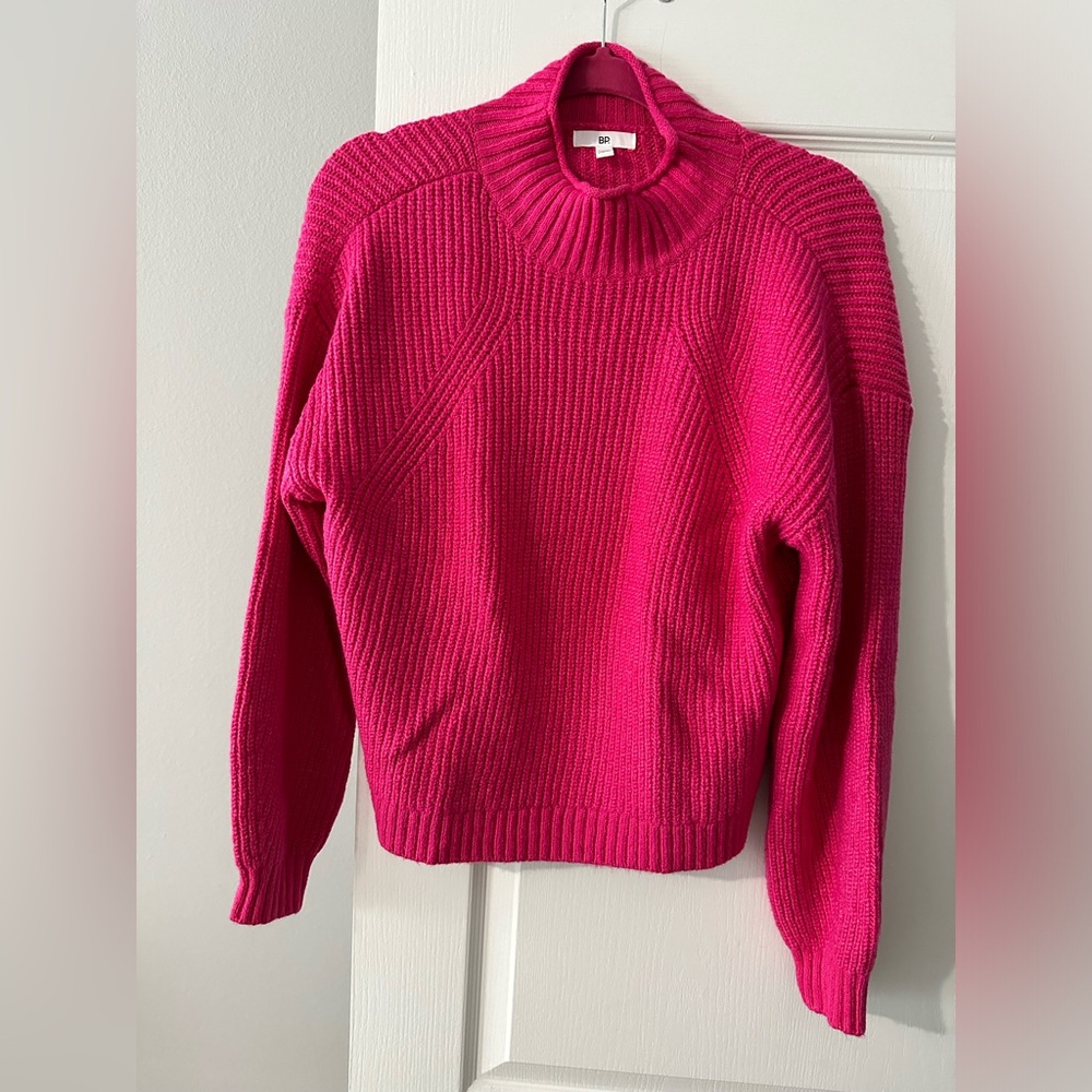 Bright pink boxy bp sweater